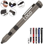 Outdoor Multi Functional Tool Pen Black