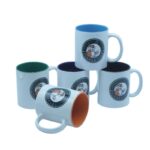 11 Oz. Colored Stoneware Mug with C-Handle
